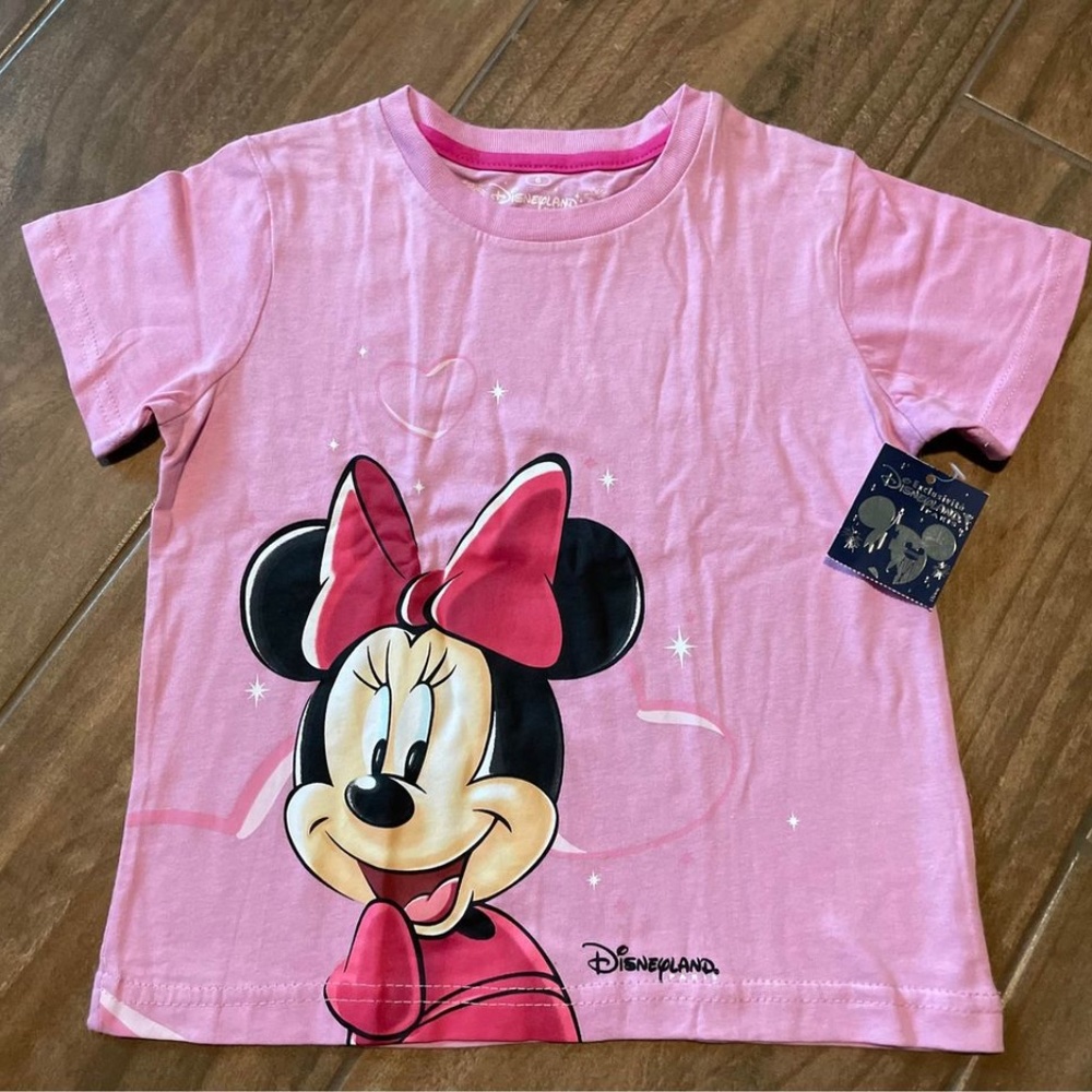 NEW Minnie Mouse Disneyland Paris Size 6 Girls T-Shirt